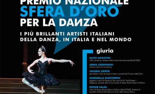 PREMIO NAZIONALE SFERA D’ORO PER LA DANZA