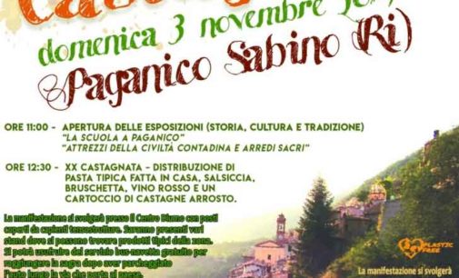 A Paganico Sabino (RI) la tradizionale “Castagnata”