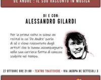 Teatro Trastevere –  L’AMORE SACRO E L’AMOR PROFANO  DE ANDRE’: IL SUO RACCONTO IN MUSICA