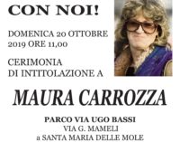 MARINO – IL PARCO DI VIA UGO BASSI INTITOLATO A “MAURA CARROZZA”