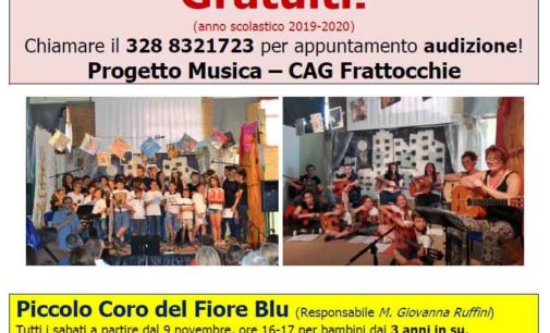 Marino Aperta lancia le Audizioni musicali per bambini a Frattocchie