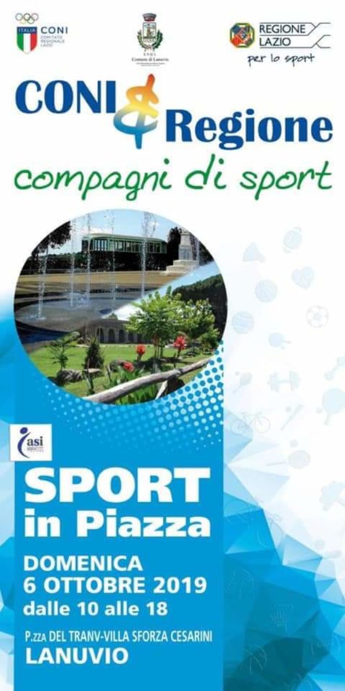 Lanuvio, si chiude la Festa dello Sport 2019