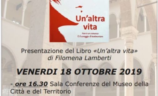 “Un’altra vita” a Cori la testimonianza di Filomena Lamberti