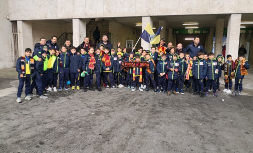 Football Club Frascati, quaranta bambini della Scuola calcio all’Olimpico per la partita della Roma