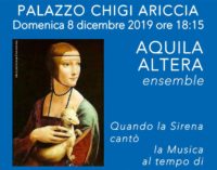 Ariccia: “Quando la sirena cantò”, la musica ai tempi di Leonardo da Vinci