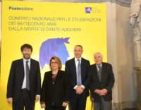 POSTE ITALIANE SOSTIENE LE CELEBRAZIONI  PER I 700 ANNI DI DANTE ALIGHIERI