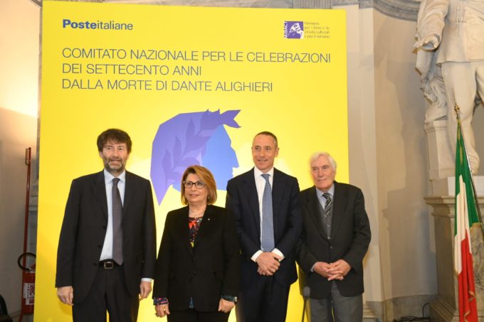 POSTE ITALIANE SOSTIENE LE CELEBRAZIONI  PER I 700 ANNI DI DANTE ALIGHIERI