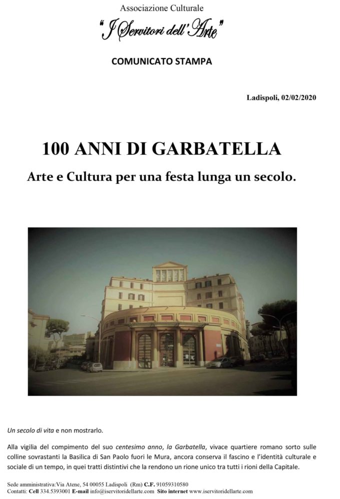 100 ANNI DI GARBATELLA