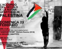 Domenica 23, cinema e incontro sulla Palestina a Marino