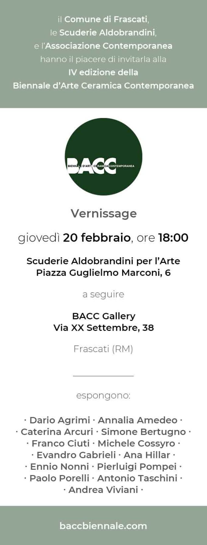 Frascati, torna la Biennale di Arte Ceramica Contemporanea