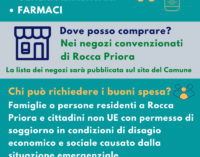 COVID-19: Rocca Priora attiva i Buoni Spesa Tutte le informazioni per richiederli