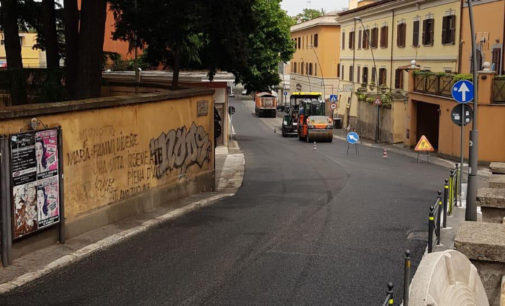 Frascati, in pochi giorni rifatto l’intero manto stradale dell’anello urbano