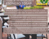 COVID-19, IL SINDACO D’ACUTI: “TOSAP: TASSA DI OCCUPAZIONE DI SUOLO PUBBLICO SOSPESA PER TUTTI