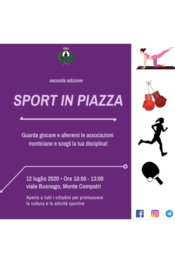 SPORT IN PIAZZA  A MONTE COMPATRI”