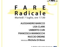 “Fare Radicale” da Villa Falconieri martedì 7 luglio