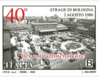 Emissione francobollo Strage di Bologna