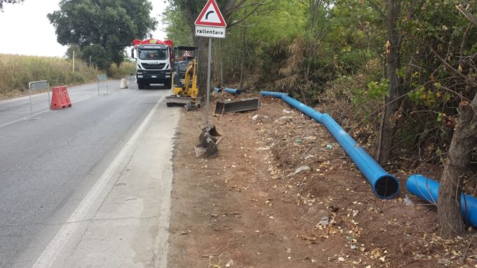 Acqua a Pomezia, in corso i lavori a via dei Castelli Romani