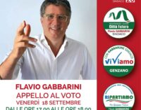 Ultimo appello al voto di Flavio Gabbarini da piazza Tommaso Frasconi alle ore 17