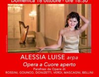 “Opera a cuore aperto” ovvero parafrasi operistiche con l’arpista Alessia Luise a Palazzo Chigi di Ariccia