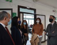 La Ministra Azzolina in visita all’Istituto Copernico di Pomezia