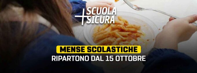 MENSA SCOLASTICA AL VIA DAL 15 OTTOBRE