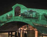 Il “Natale di Luce 2020” tinge d’arte il Ponte di Rialto verso i 1600 anni di Venezia