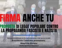 MARINO – FIRMA ANCHE TU  La Proposta di legge popolare contro la propaganda fascista e nazista