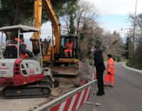 INIZIATA LA BONIFICA FOGNARIA IN VIA CIAFFEI E LA MESSA IN SICUREZZA AL PARCO CALAHORRA