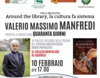 Zagarolo – invito presentazione Valerio Massimo Manfredi