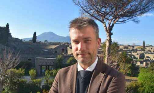 PRIMO GIORNO UFFICIALE  DEL NEO DIRETTORE GENERALE DEL PARCO ARCHEOLOGICO DI POMPEI  GABRIEL ZUCHTRIEGEL