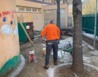 MONTE COMPATRI – SCUOLA: SISTEMAZIONE CORTILE VIA ROSMINI