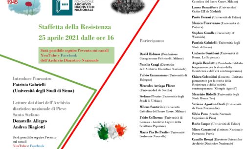 La Staffetta della Resistenza, Archivio Diaristico Nazionale   