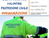 Labico, sabato inaugurazione del Gruppo Comunale Volontari di Protezione Civile