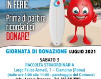 Ciampino – 3 luglio: giornata di donazione del sangue