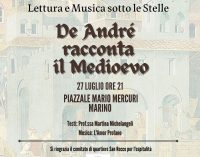 “De André racconta il Medioevo”: le storie di dame e cavalieri tornano a Marino