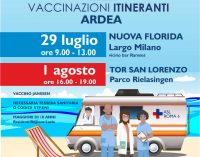 COMUNE DI ARDEA: PROSSIMI APPUNTAMENTI CAMPER ASL VACCINAZIONI COVID