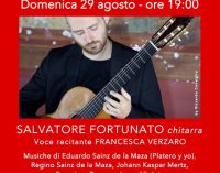 Al Palazzo Chigi di Ariccia recital del chitarrista Salvatore Fortunato