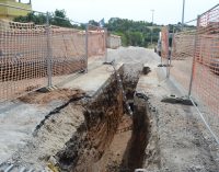 Campo Jemini, al via i lavori di scavo per la costruzione delle fognature bianche