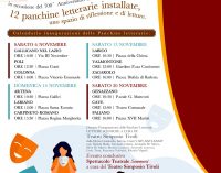 Inaugurazione delle panchine letterarie a tema dantesco