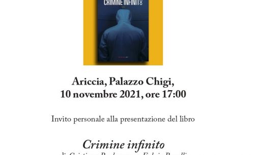 Il 10 novembre a Palazzo Chigi “Crimine infinito” di Barbarossa e Benelli