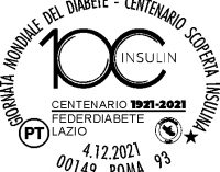 ROMA SPECIALE ANNULLO E CARTOLINA DEDICATA PER LA GIORNATA MONDIALE DEL DIABETE