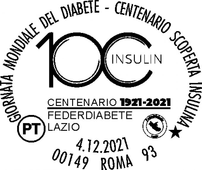 ROMA SPECIALE ANNULLO E CARTOLINA DEDICATA PER LA GIORNATA MONDIALE DEL DIABETE