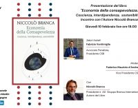 “Economia della consapevolezza. Coscienza, interdipendenza, sostenibilità.”  Incontro con Niccolò Branca