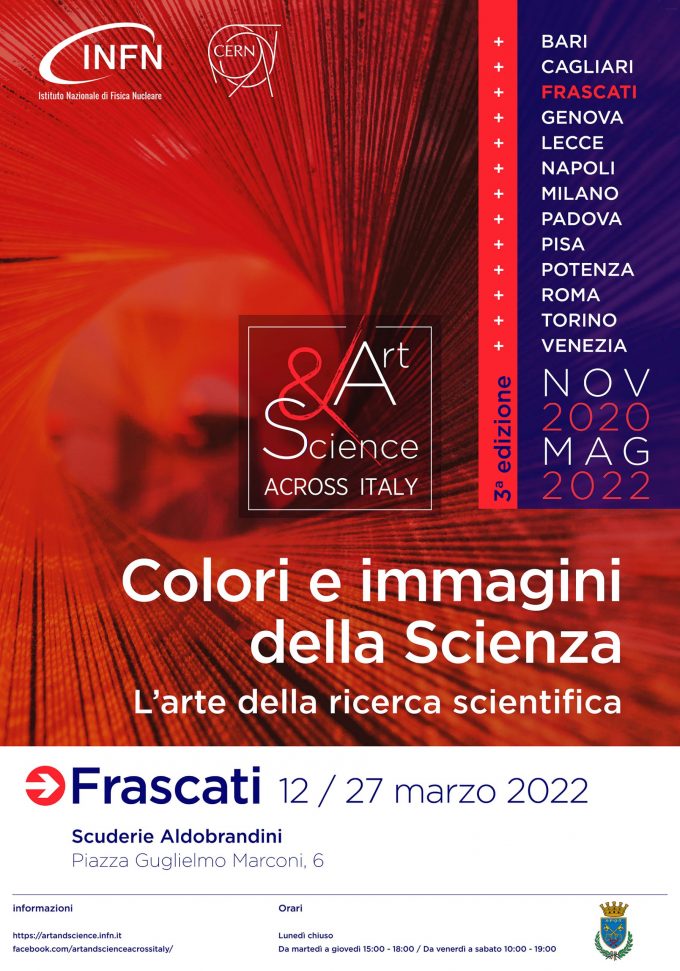 “Colori e immagini della Scienza”  La mostra di Art&Science Across Italy fa tappa a Frascati