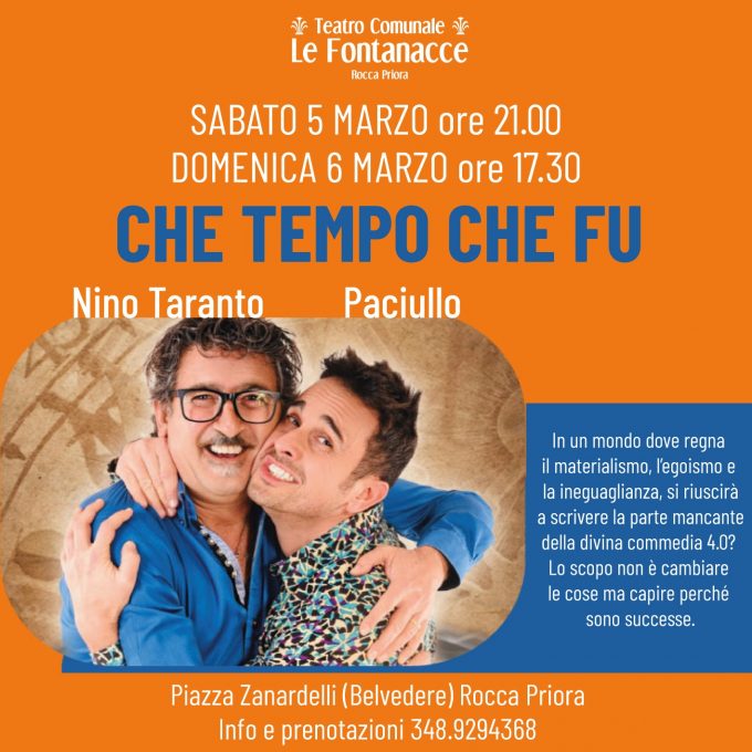 Teatro Comunale Le Fontanacce – Che tempo che fu