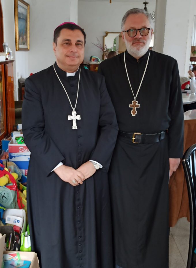 IL VESCOVO VINCENZO VIVA IN VISITA AL MONASTERO STUDITA UCRAINO DI CASTEL GANDOLFO