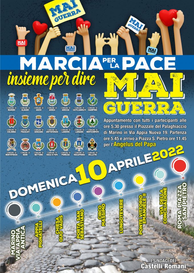 10 APRILE 2022 MARCIA PER LA PACE