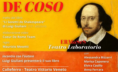Ermòsés Teatro Laboratorio –  LI SONETTI DE COSO  ovvero di William Shakespeare