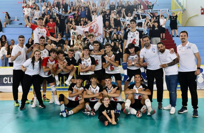 Pallavolo Marino, l’Under 19 maschile è campione regionale. Dal 24 maggio le finali nazionali