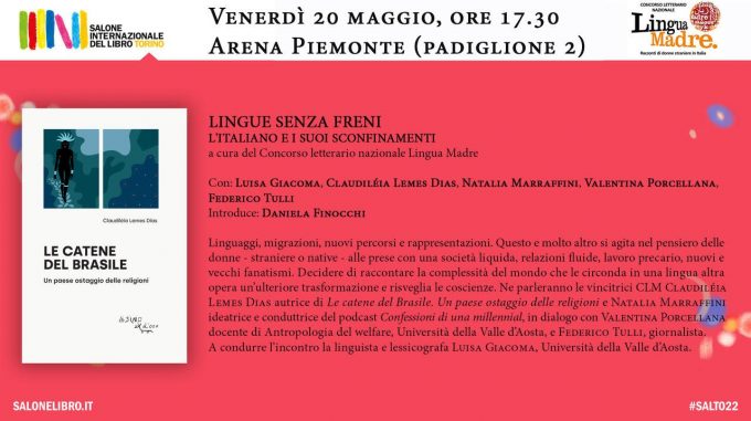 “Le catene del Brasile” di Claudiléia Lemes Dies al Salone del Libro di Torino